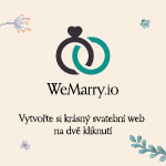 WeMarry.io online svatební oznámení a web